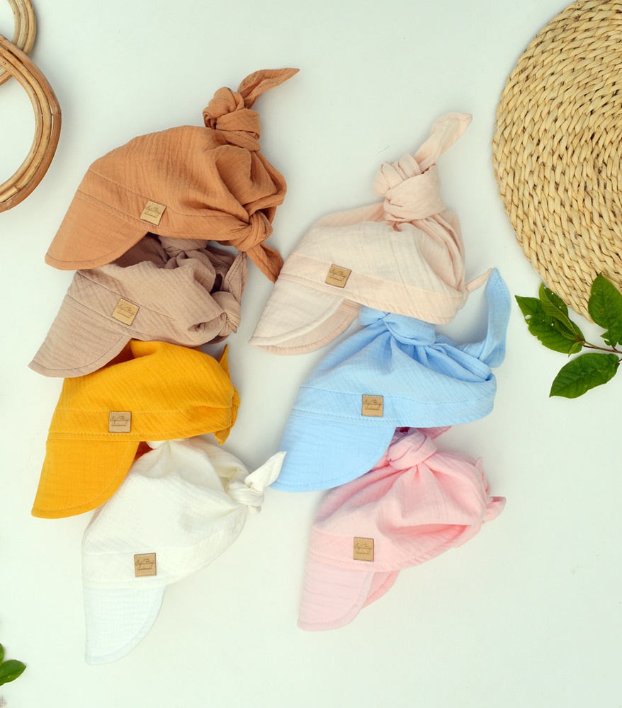 CHUSTKA muślinowa daszek KOLORY