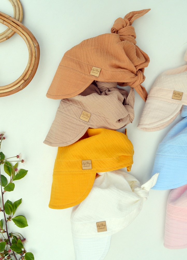 CHUSTKA muślinowa daszek KOLORY