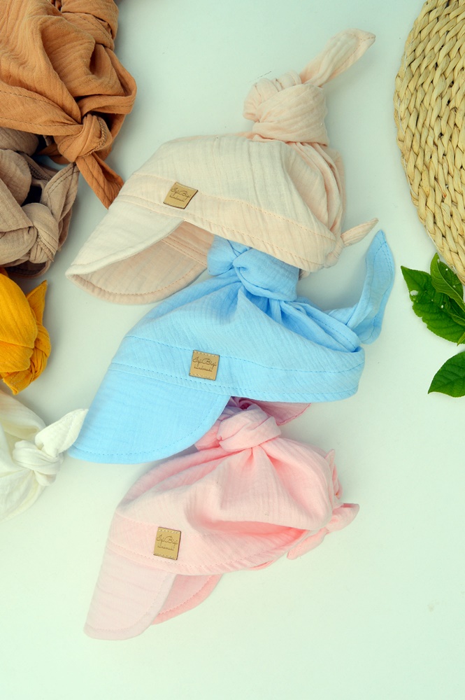 CHUSTKA muślinowa daszek KOLORY