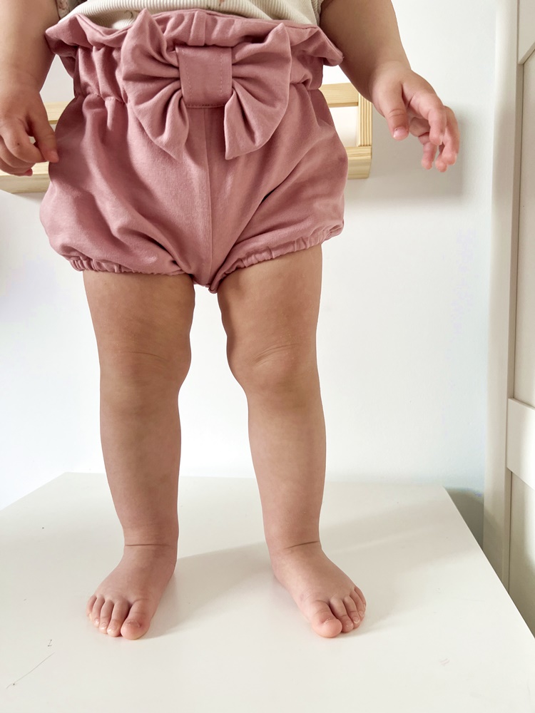 BLOOMERSY z kokardką FALBANKA