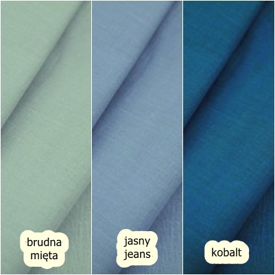 PRZEŚCIERADŁA JEDNOLITE KOLORY