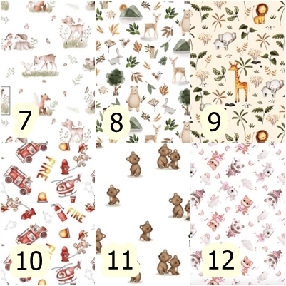 ZESTAWY przedszkolaka KLASYCZNA bawełna