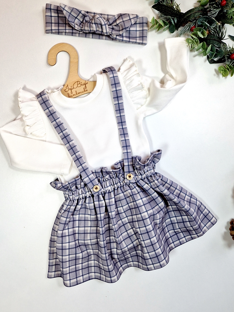 PRĄŻKOWANA bluzeczka/body FALBANKA KOLORY