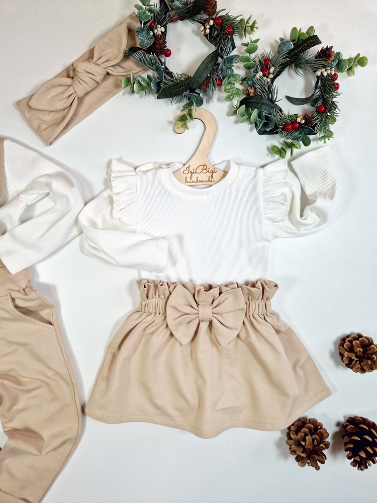 PRĄŻKOWANA bluzeczka/body FALBANKA KOLORY