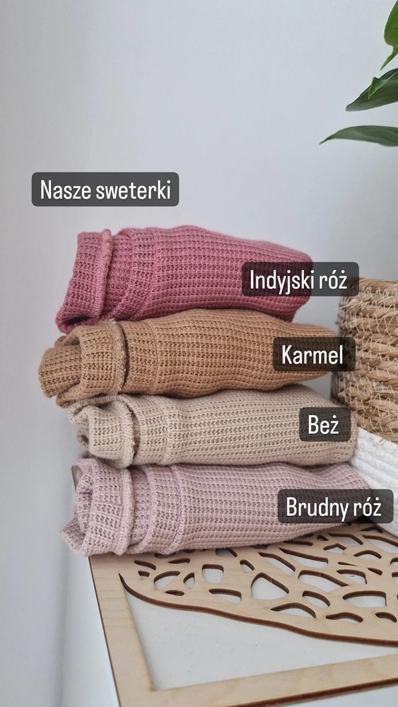 KOMBINEZON sweterkowy ocieplany KOLORY