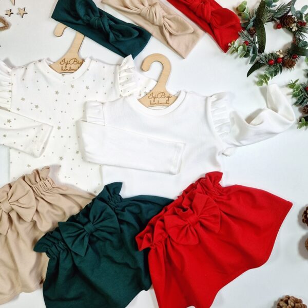 SPÓDNICZKA  z kokardką KOLORY