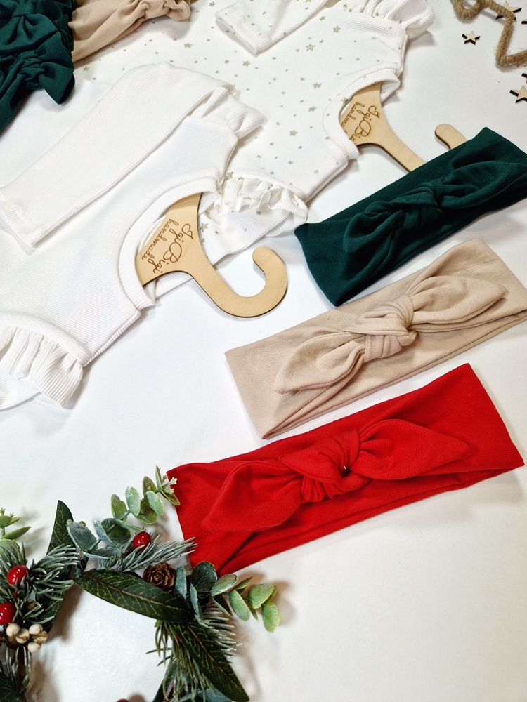 KOMPLET SPÓDNICZKA kokardka BEŻOWA+ BODY/BLUZECZKA