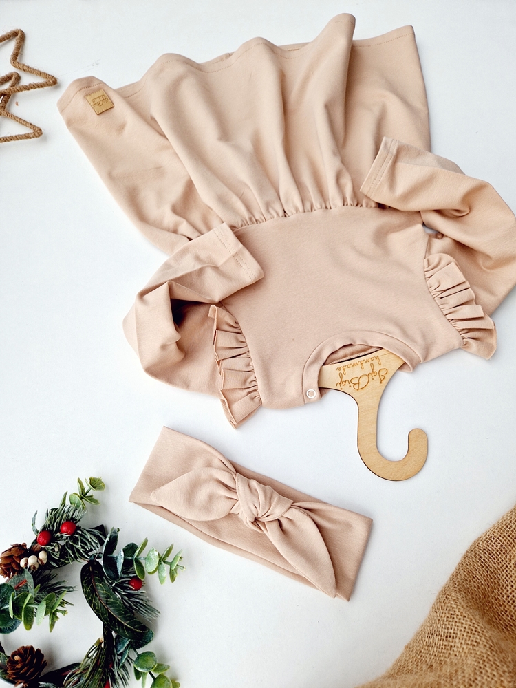 SUKIENKA jednolita Z KOKARDĄ kolory