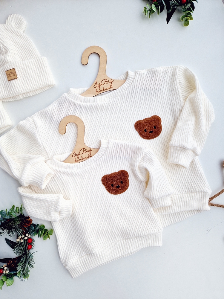 SWETEREK  oversize  MIŚ kolory