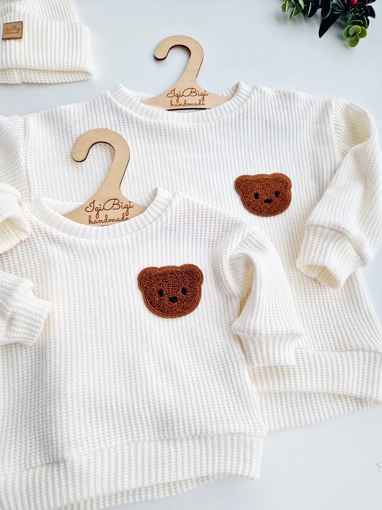 SWETEREK  oversize  MIŚ kolory