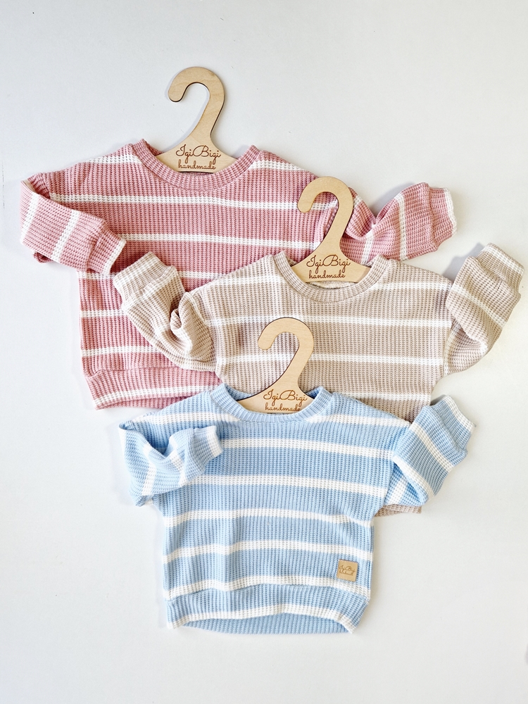 SWETEREK  oversize  PASKI KOLORY