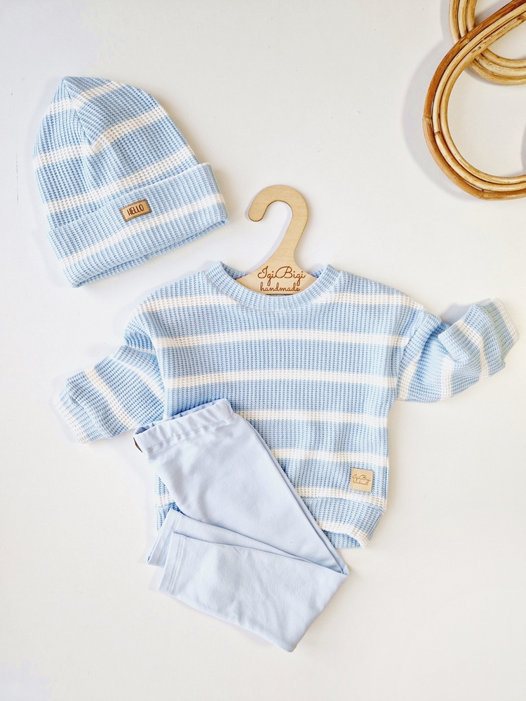 SWETEREK  oversize  PASKI KOLORY