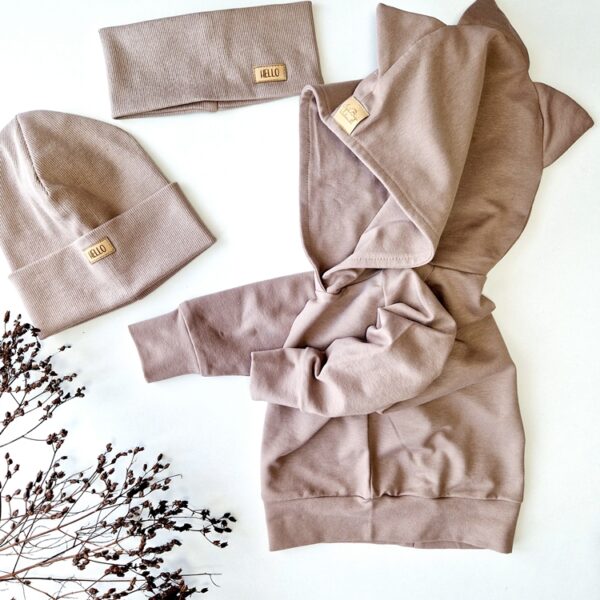 BLUZA kapturek DINO latte KOLORY