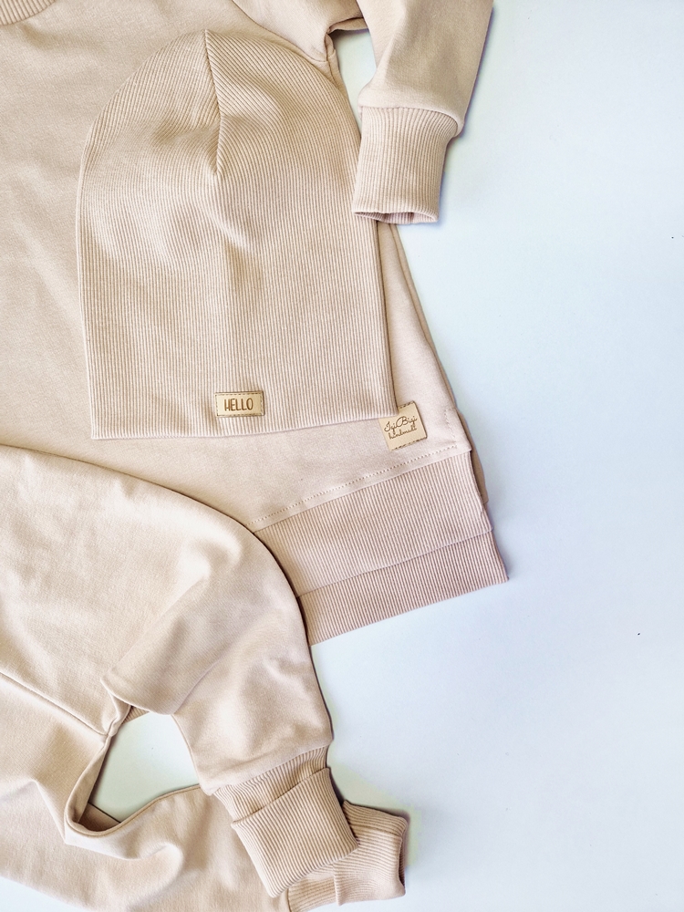 DRES basic beż bluza LONG KOLORY