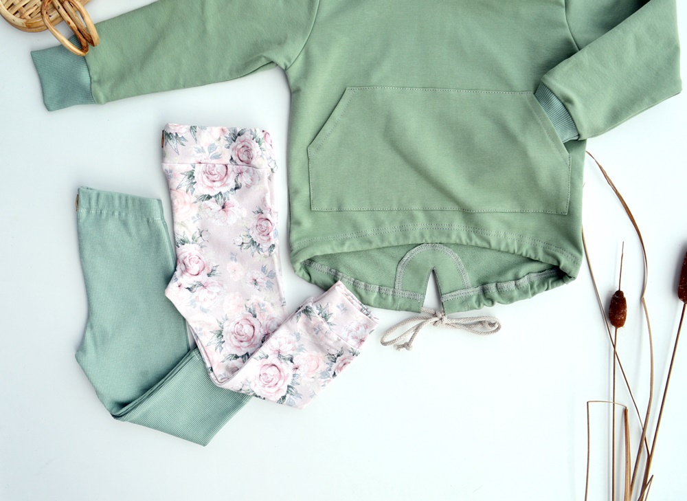 LEGGINSY prążkowane PROSTE KOLORY