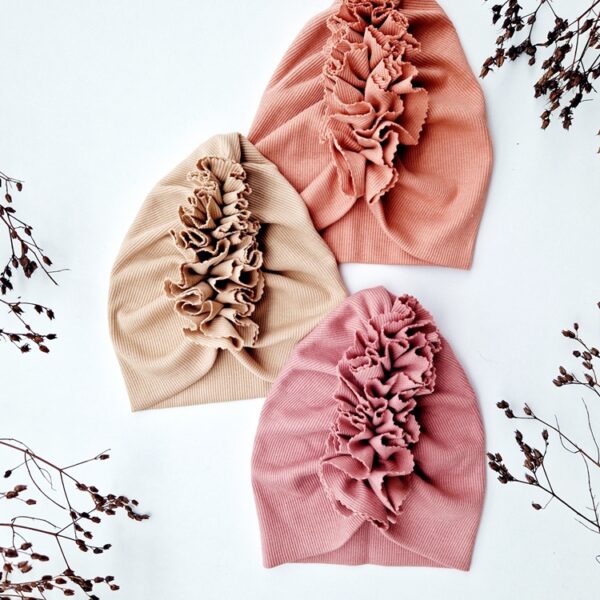 TURBANIK prążkowany FALBANKA KOLORY