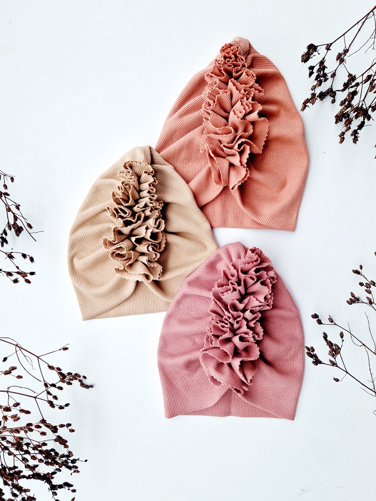 TURBANIK prążkowany FALBANKA KOLORY