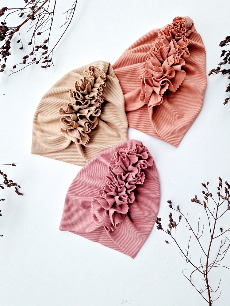 TURBANIK prążkowany FALBANKA KOLORY