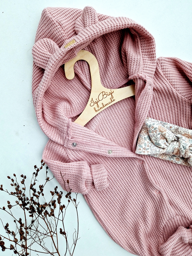 KOMBINEZON SWETERKOWY kolor RÓŻ