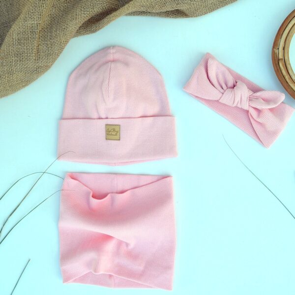 Czapka prążkowana PUDER - różne fasony