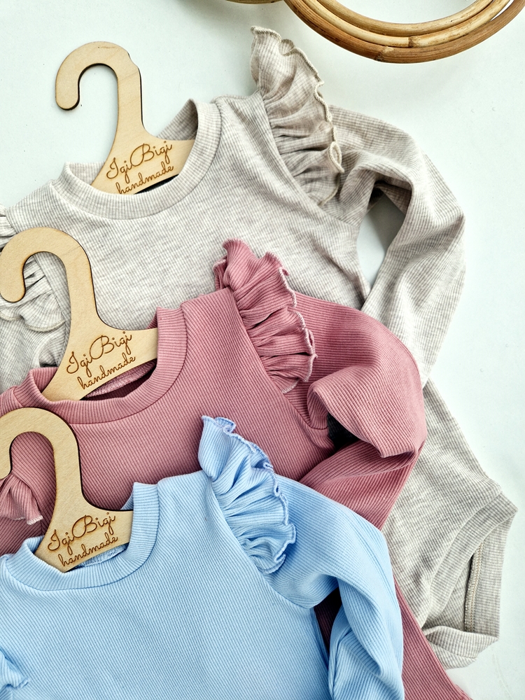 PRĄŻKOWANE bodziaki/BLUZECZKI LONG FALBANKI KOLORY