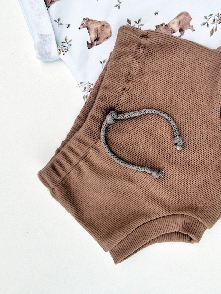 BLOOMERSIKI prążkowane KOLORY ze sznureczkiem