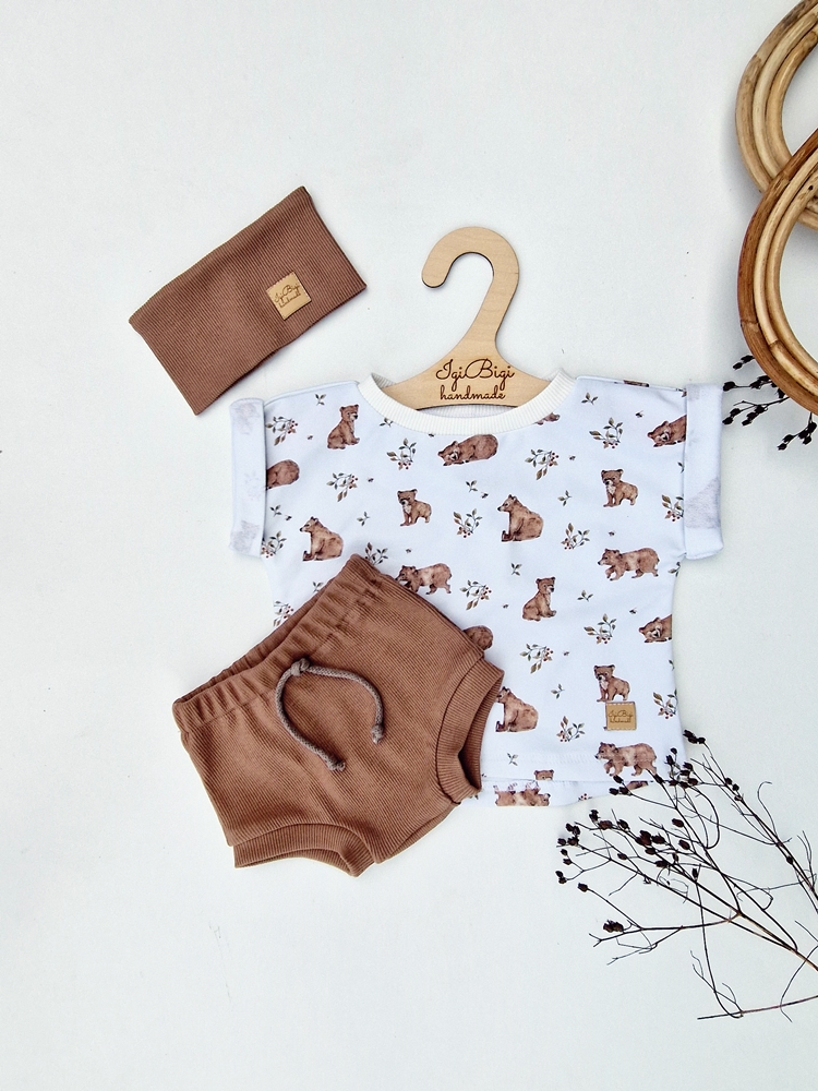 BLOOMERSIKI prążkowane KOLORY ze sznureczkiem