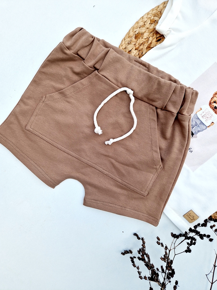 T-SHIRT miś +baggy orzech