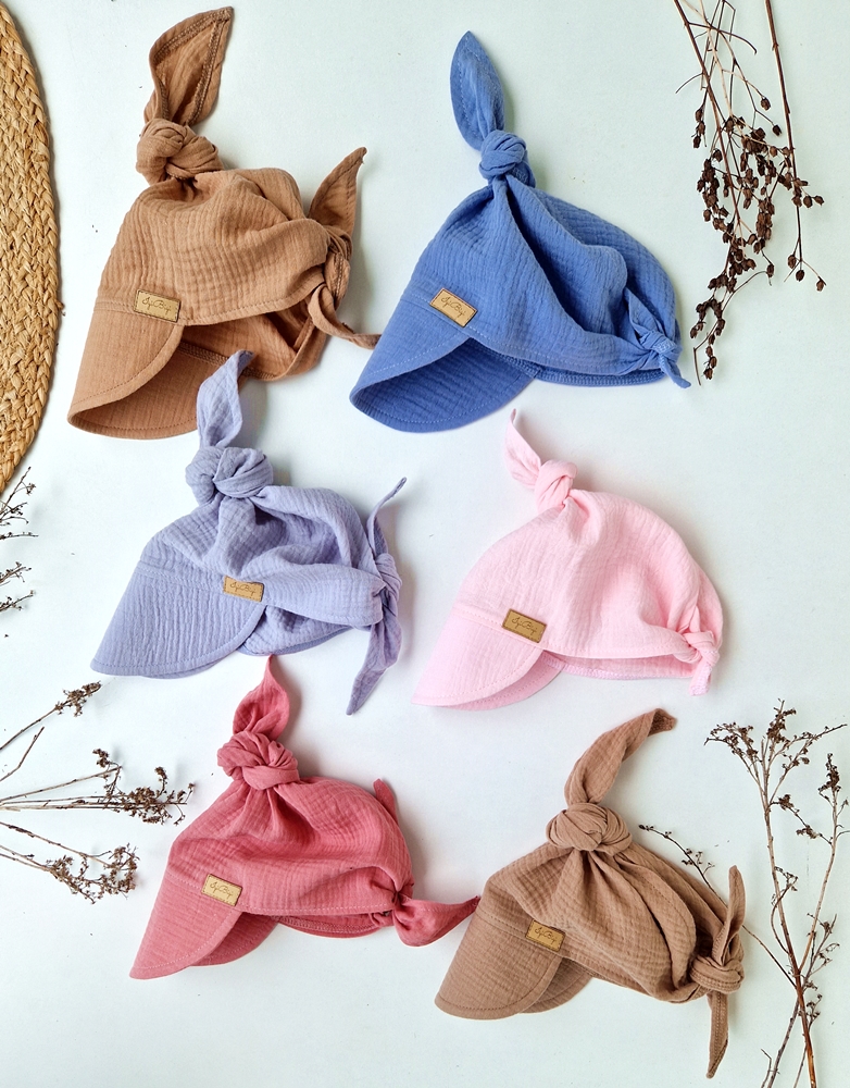 CHUSTKA muślinowa daszek KOLORY