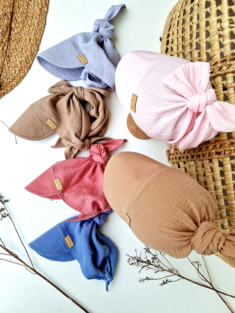 CHUSTKA muślinowa daszek KOLORY