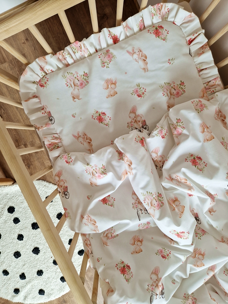 POŚCIEL króliczki na rowerku PREMIUM