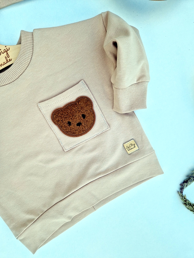 BLUZA Misio oversize z kieszonką