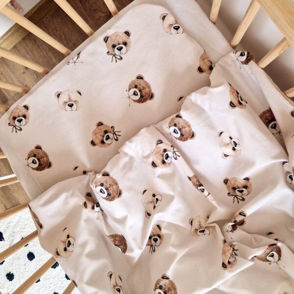 POŚCIEL misie beż PREMIUM