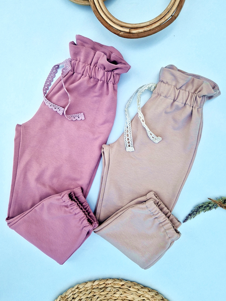 SPODNIE dresowe dziewczęce KOLORY