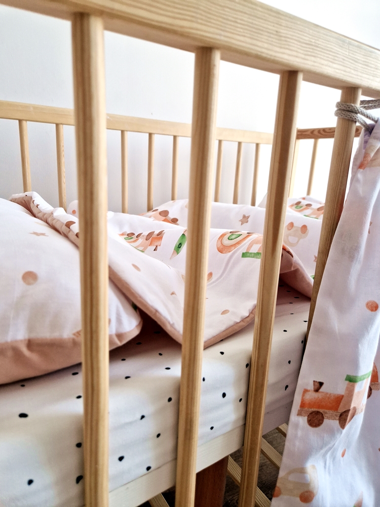 ZESTAWY przedszkolaka POCIĄGI KLASYCZNA bawełna