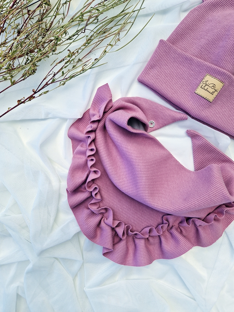 Czapka prążkowana ORCHIDEA różne fasony