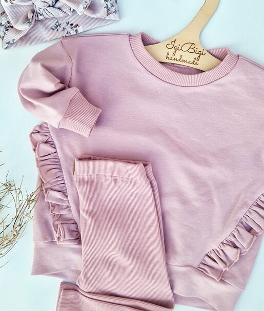 BLUZA BASIC falbanki FLORI