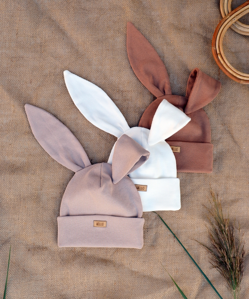 Czapka prążkowana KRÓLIK KOLORY