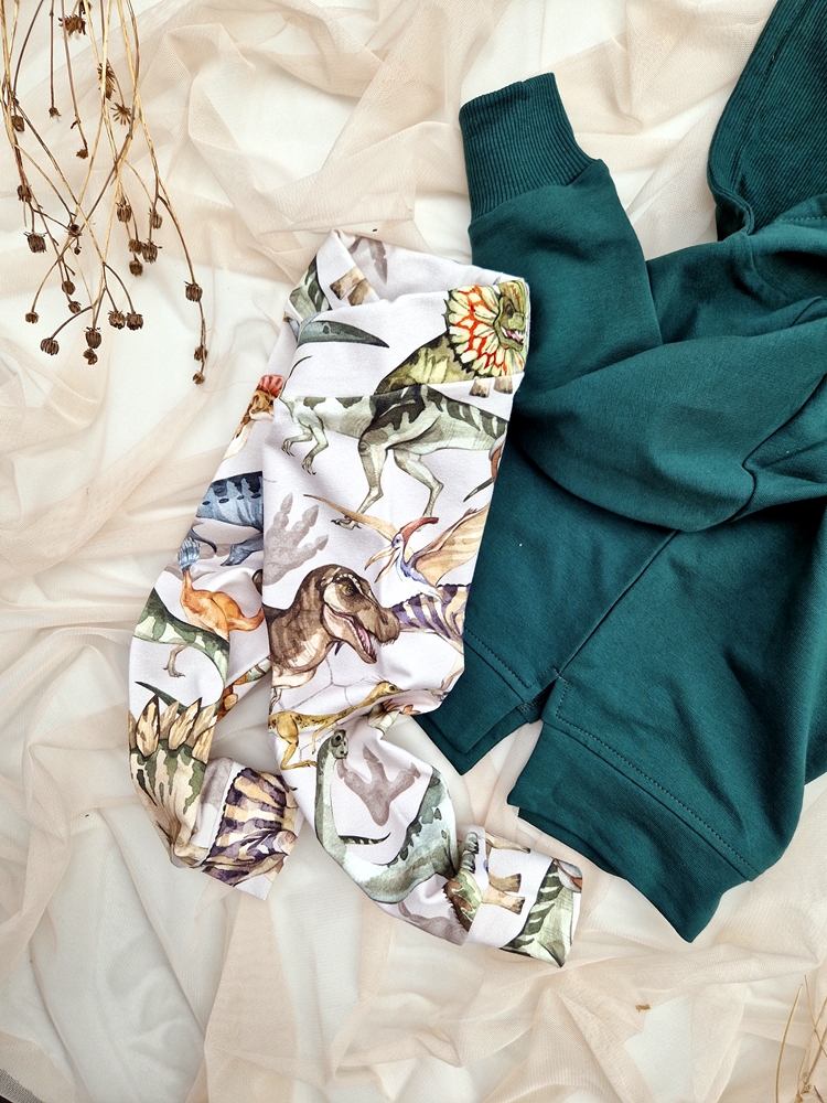 BLUZA DINO butelkowa zieleń