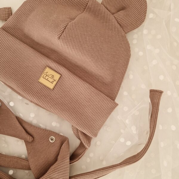 Czapka prążkowana WIĄZANA kolory