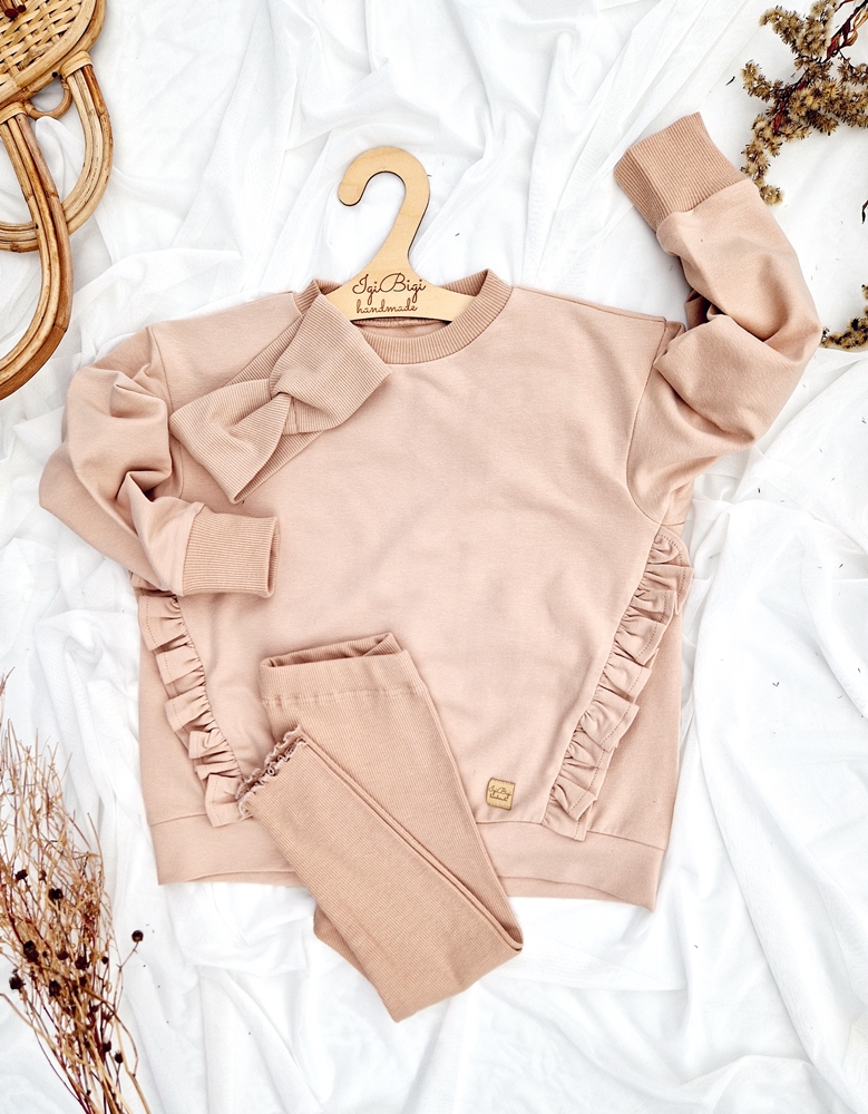 KOMPLECIK FLORI beż