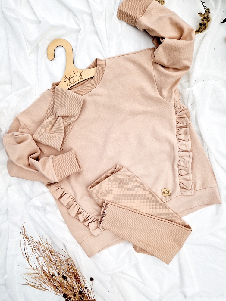 KOMPLECIK FLORI beż