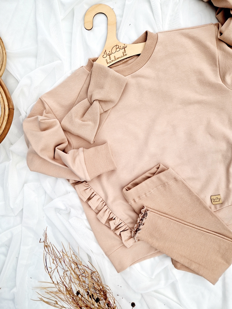 KOMPLECIK FLORI beż