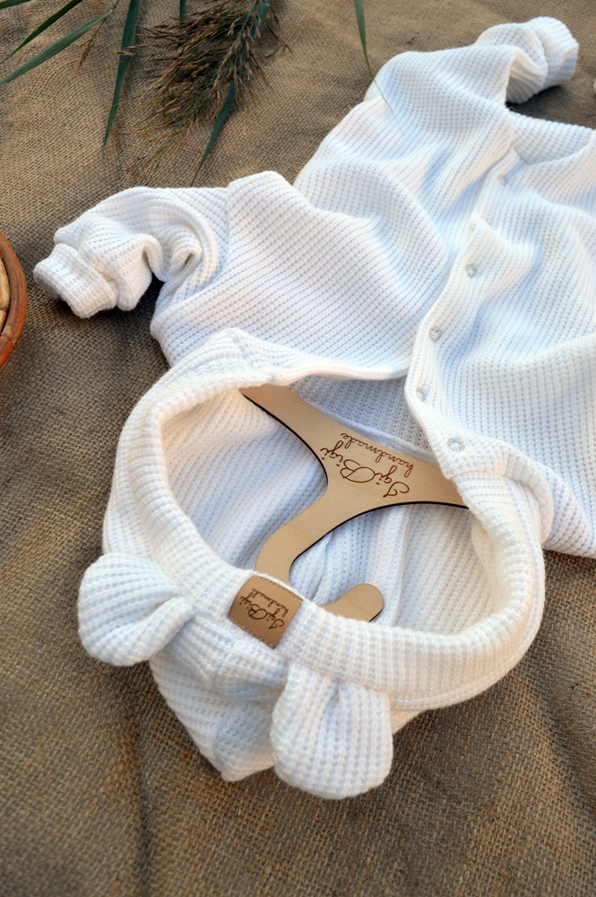 KOMBINEZON SWETERKOWY kolor ŚMIETANKA