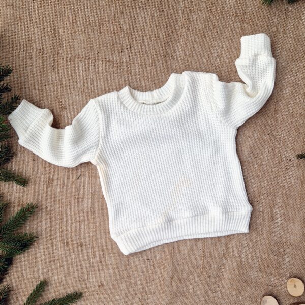 SWETEREK prosty ŚMIETANKA