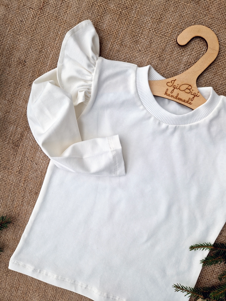 Body/ BLUZKA long jersey FALBANKA motylek