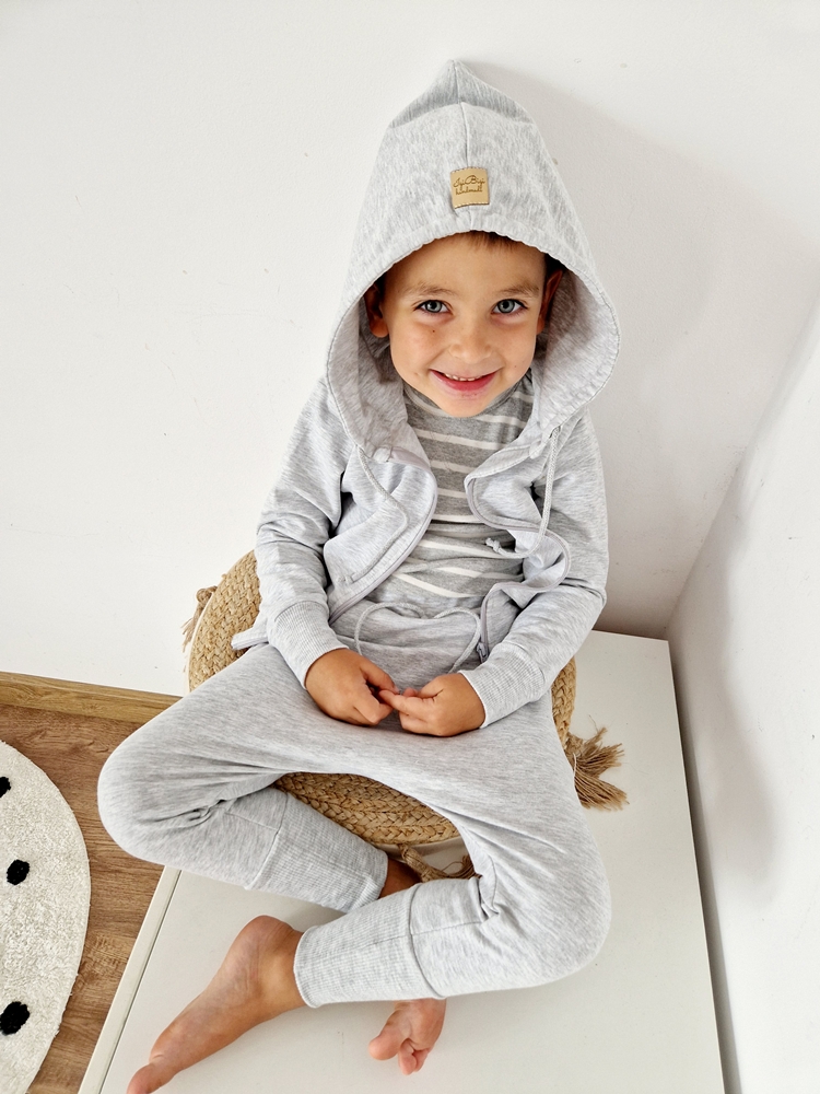 DRESIK klasyczny JASNY SZARY MELANŻ