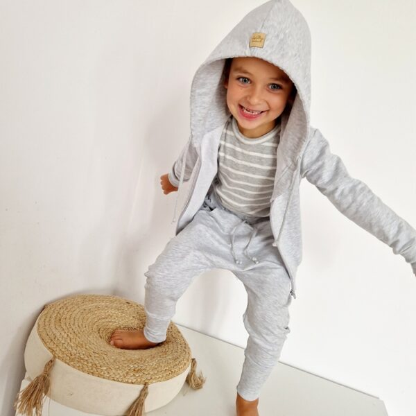 DRESIK klasyczny JASNY SZARY MELANŻ