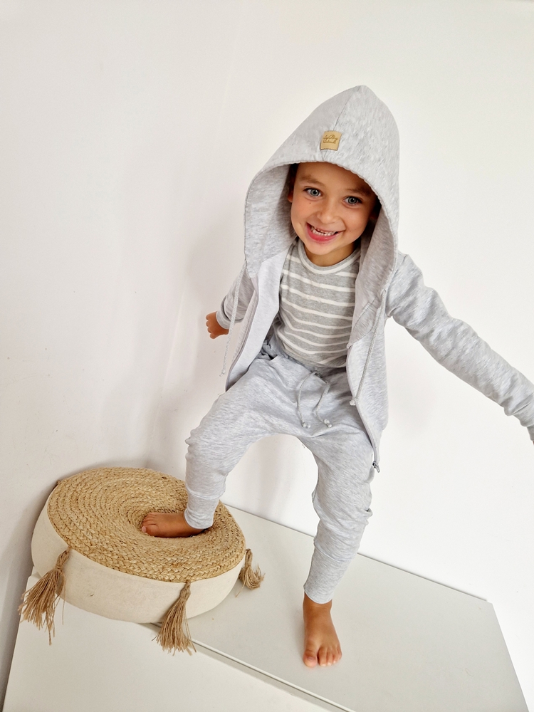 DRESIK klasyczny JASNY SZARY MELANŻ