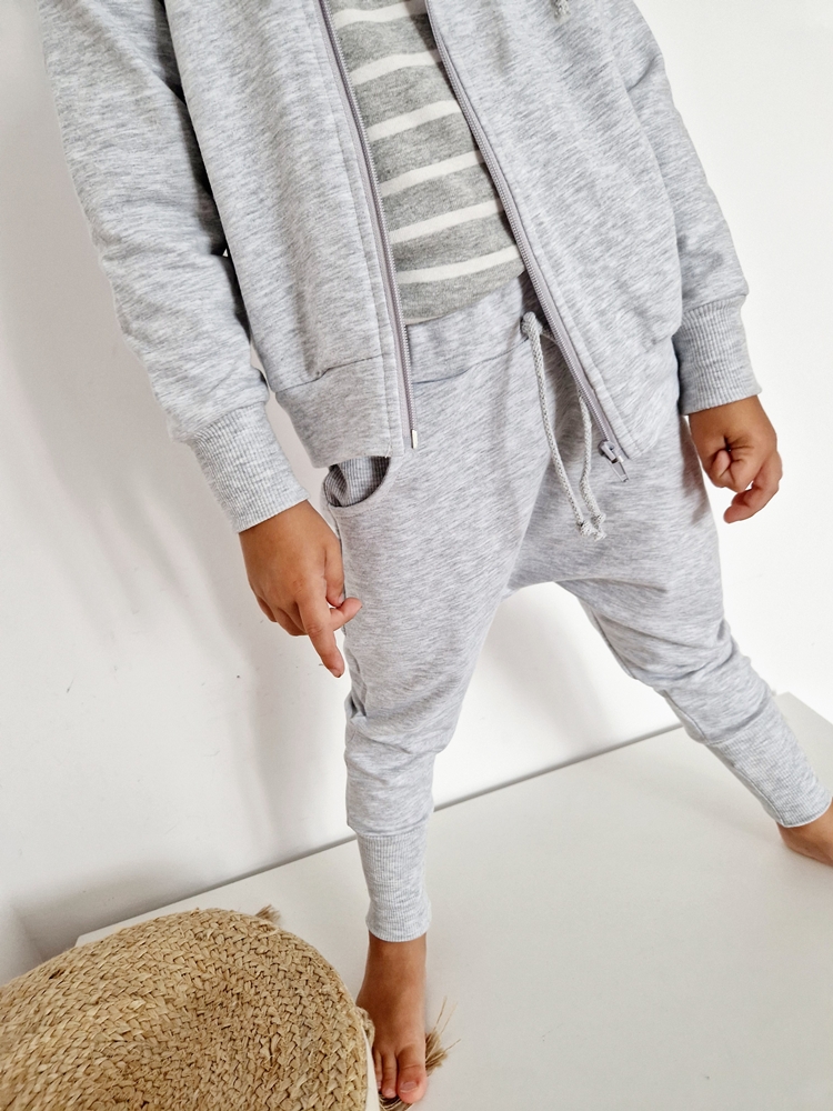 DRESIK klasyczny JASNY SZARY MELANŻ